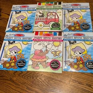 MELISSA & DOUG PAINT WITH WATER bundle of 6 sets